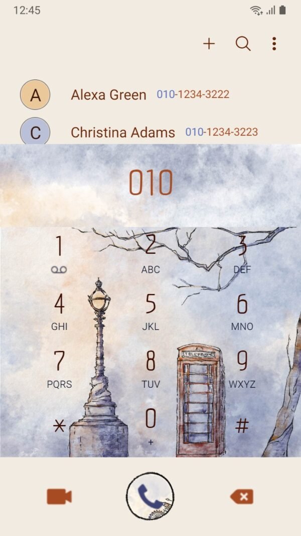 Samsung Themes: ❤️Mun❤️ London Travel Animated ~❤️ Premium Animated Theme with Big Ben and London Eye sketch - Image 3