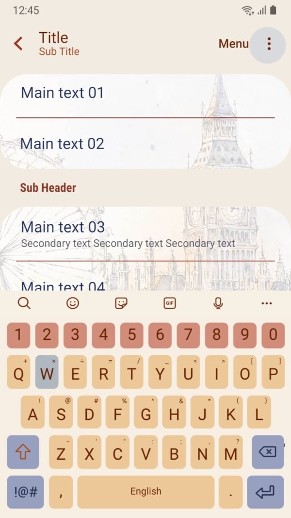 Samsung Themes: ❤️Mun❤️ London Travel Animated ~❤️ Premium Animated Theme with Big Ben and London Eye sketch - Image 6