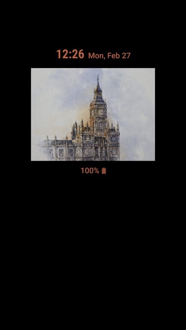 Samsung Themes: ❤️Mun❤️ London Travel Animated ~❤️ Premium Animated Theme with Big Ben and London Eye sketch - Image 7