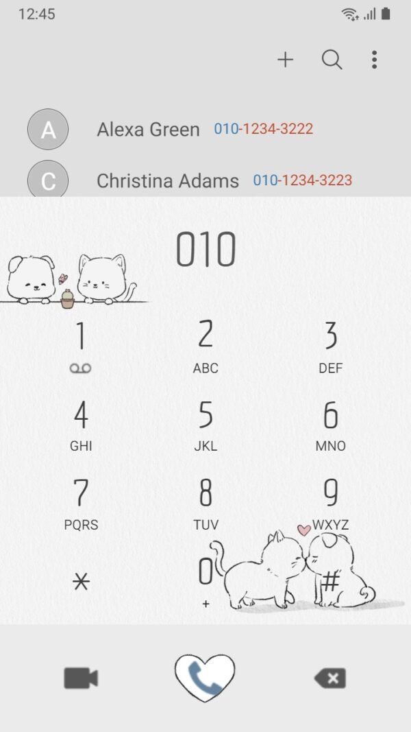 Samsung Themes: ❤️Mun❤️ Cat and Dog in love ~❤️ Premium Theme Official - Image 3