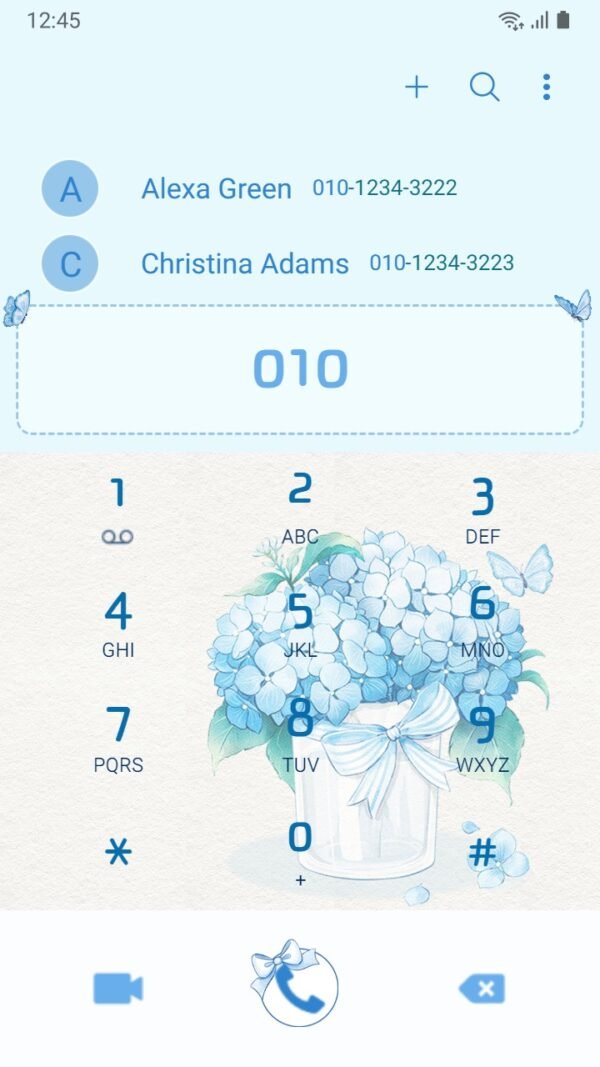 Samsung Themes: ❤️Mun❤️ Blue Hydrangeas ~❤️ Premium Theme Official - Image 3