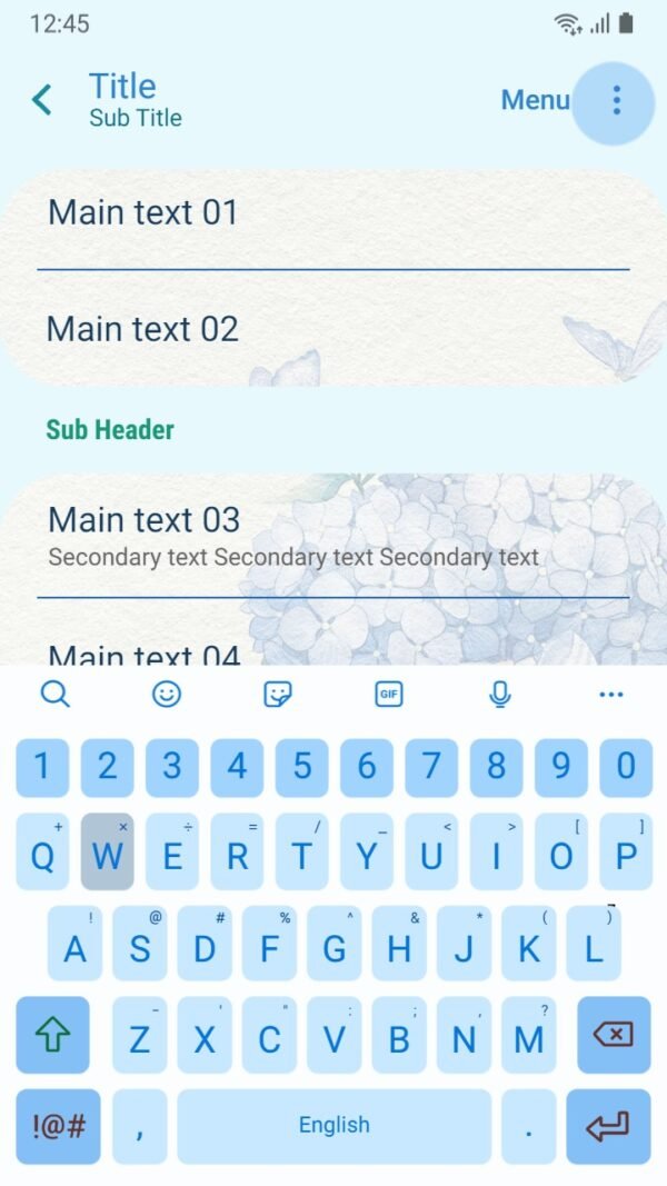 Samsung Themes: ❤️Mun❤️ Blue Hydrangeas ~❤️ Premium Theme Official - Image 6