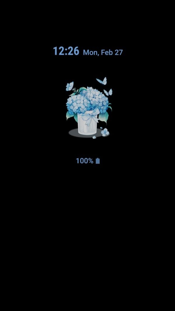 Samsung Themes: ❤️Mun❤️ Blue Hydrangeas ~❤️ Premium Theme Official - Image 7