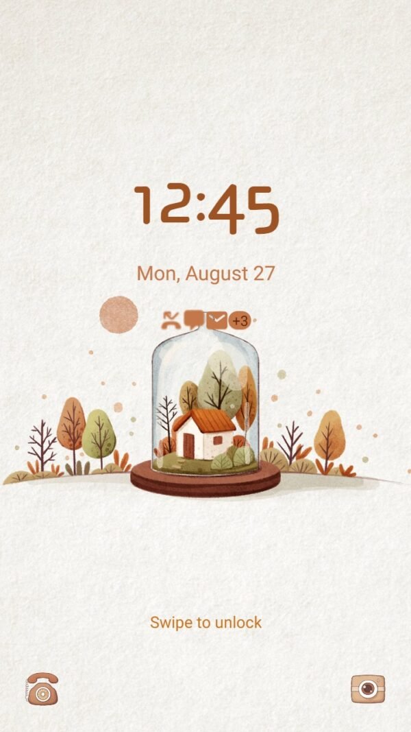 Samsung Themes: ❤️Mun❤️ Autumn moments ~❤️ Premium Theme gentle autumn inside the glass cage - Image 2