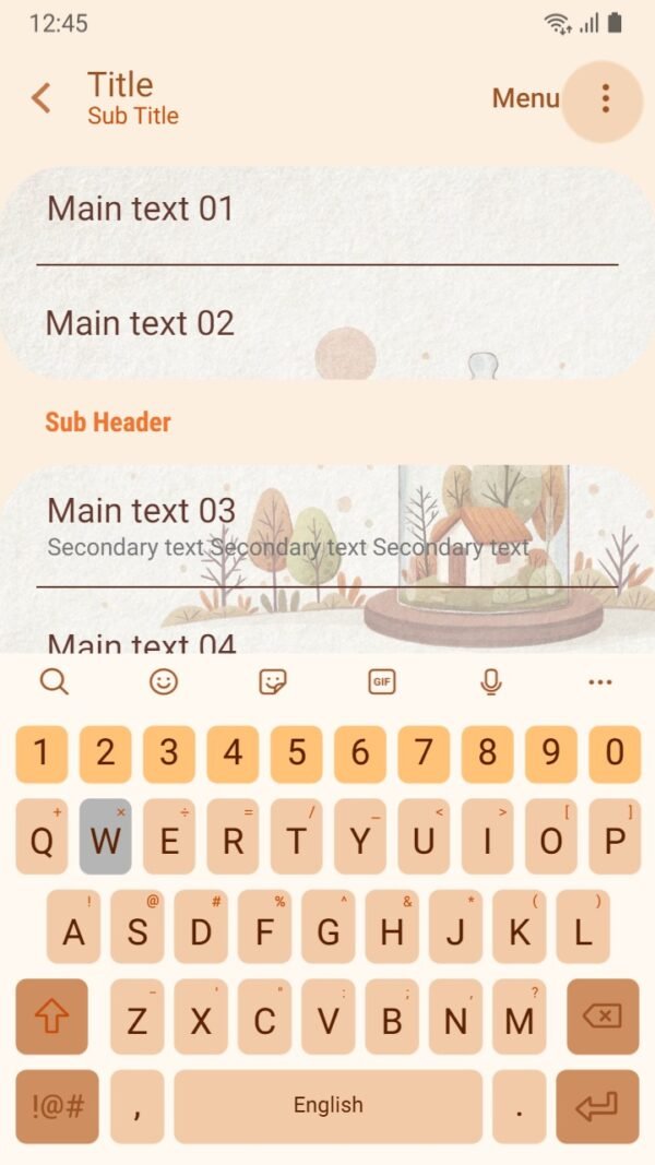Samsung Themes: ❤️Mun❤️ Autumn moments ~❤️ Premium Theme gentle autumn inside the glass cage - Image 6