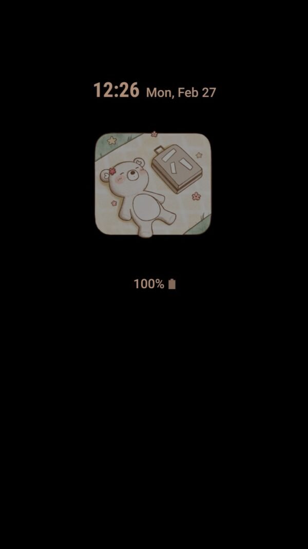 Samsung Themes: ❤️Mun❤️ Bear's Picnic Delight ~❤️ Premium Theme have a cute teddy bear go camping in green hill - Image 7