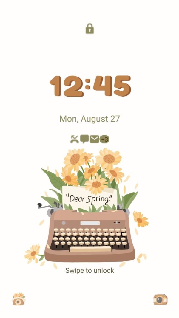 Samsung Themes: ❤️Mun❤️ Dear Spring ~❤️ Premium Theme about cute spring - Image 2