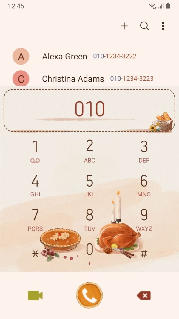 Samsung Themes: ❤️Mun❤️ Thanksgiving dinner ~❤️ Premium Theme a hearty feast at Thanksgiving dinner - Image 3