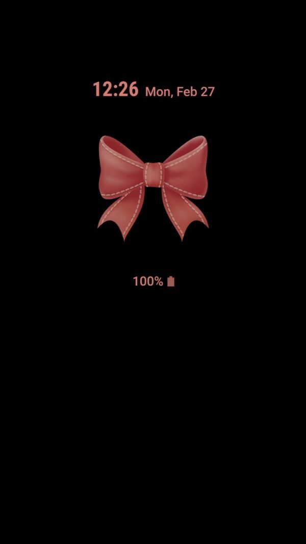 Samsung Themes: ❤️Mun❤️ Lovely Red Ribbon ~❤️ Premium Theme lovely ribbon bow - Image 7