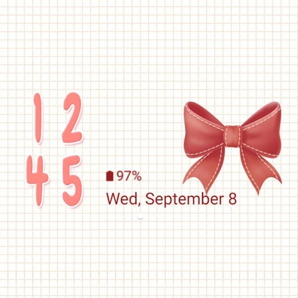 Samsung Themes: ❤️Mun❤️ Lovely Red Ribbon ~❤️ Premium Theme lovely ribbon bow - Image 8