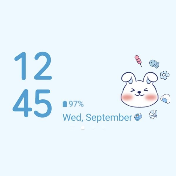 Samsung Themes: ❤️Mun❤️ Lazy Rabbit ~❤️ Premium Theme the cute rabbit relax - Image 8