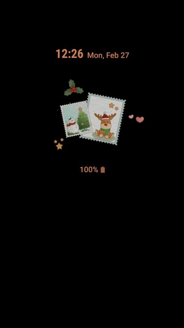 Samsung Themes: ❤️Mun❤️ Christmas stamps ~❤️ Premium Theme about lovely stamps for you - Image 7