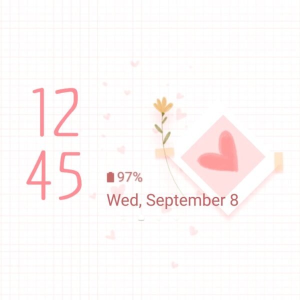 Samsung Themes: ❤️Mun❤️ Pink Love ~❤️ Premium Theme frame picture about cute pink heart - Image 8