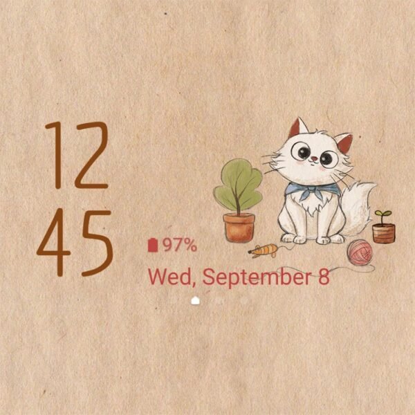 Samsung Themes: ❤️Mun❤️ Kawaii Cat ~❤️ Premium Theme kitten and balls of wool - Image 8