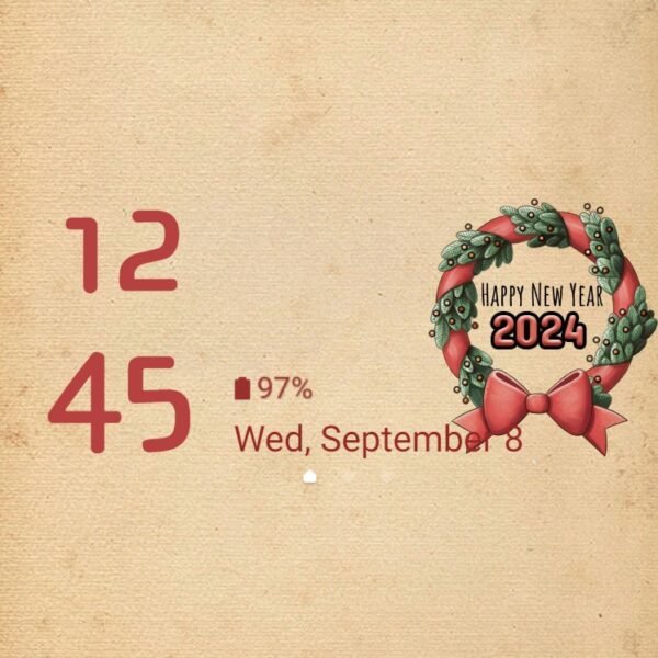 Samsung Themes: ❤️Mun❤️ Happy New Year 2024 ~❤️ Premium Theme classic new year - Image 8