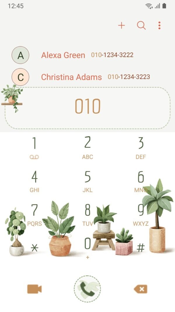 Samsung Themes: ❤️Mun❤️ Vintage Plants ~❤️ Premium Theme lovely green tree - Image 3