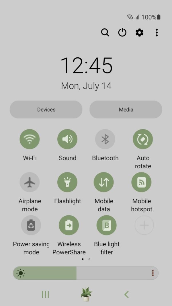 Samsung Themes: ❤️Mun❤️ Vintage Plants ~❤️ Premium Theme lovely green tree - Image 5