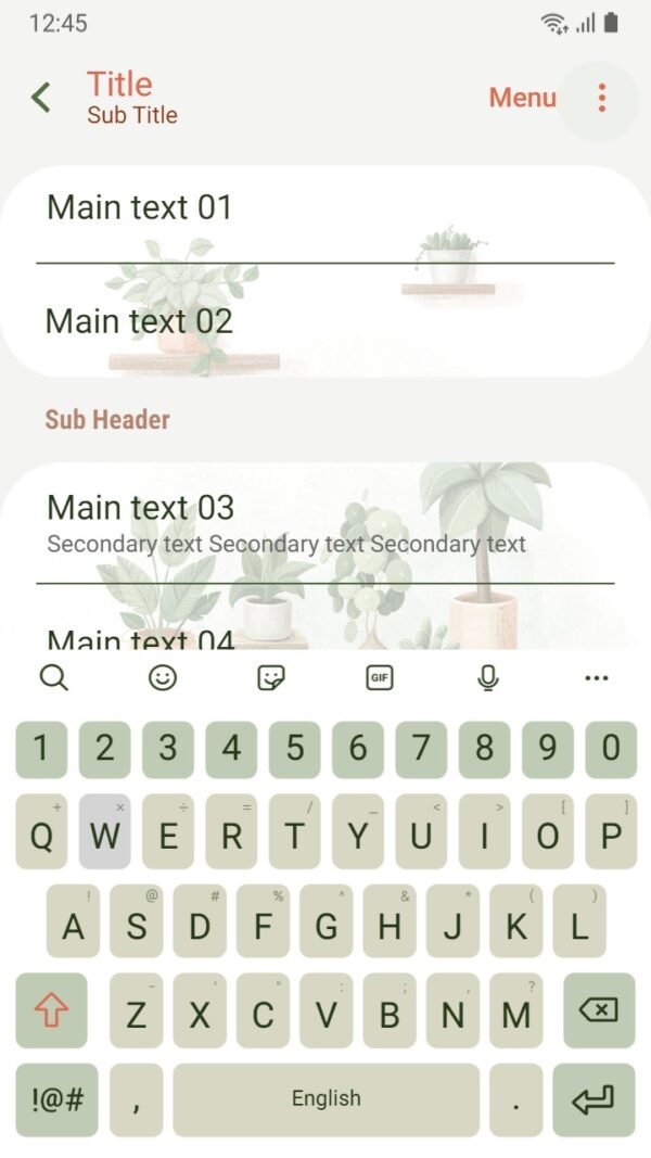 Samsung Themes: ❤️Mun❤️ Vintage Plants ~❤️ Premium Theme lovely green tree - Image 6