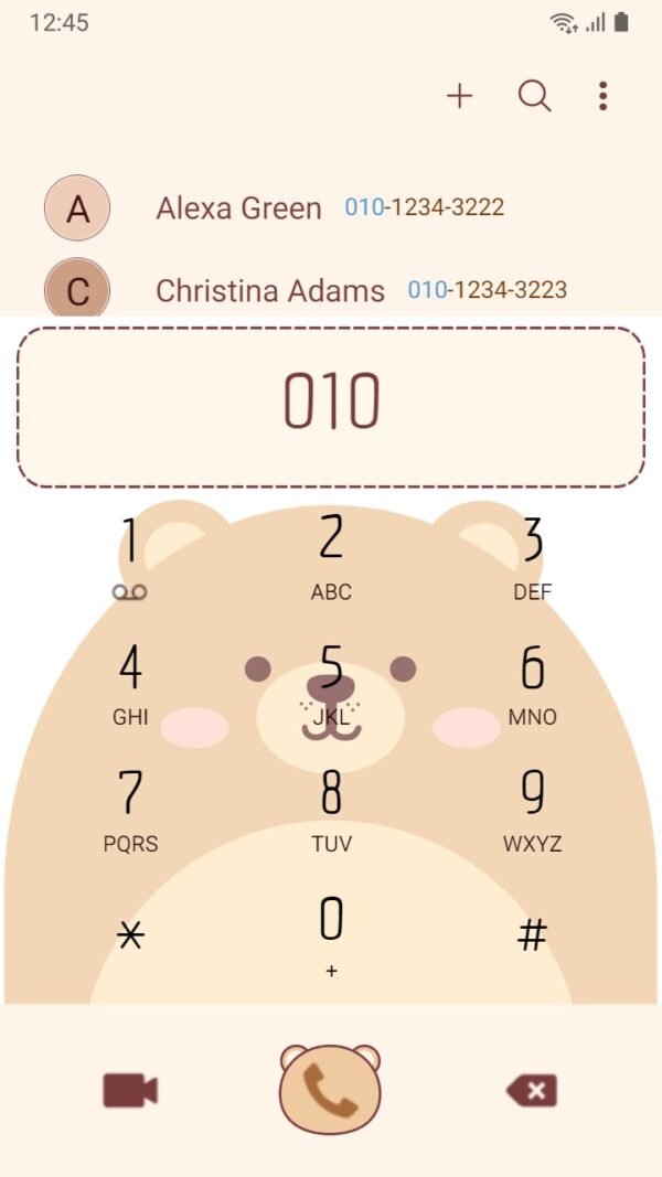 Samsung Themes: ❤️Mun❤️ Cute Bear ~❤️ Premium Theme adorable brown bear - Image 3