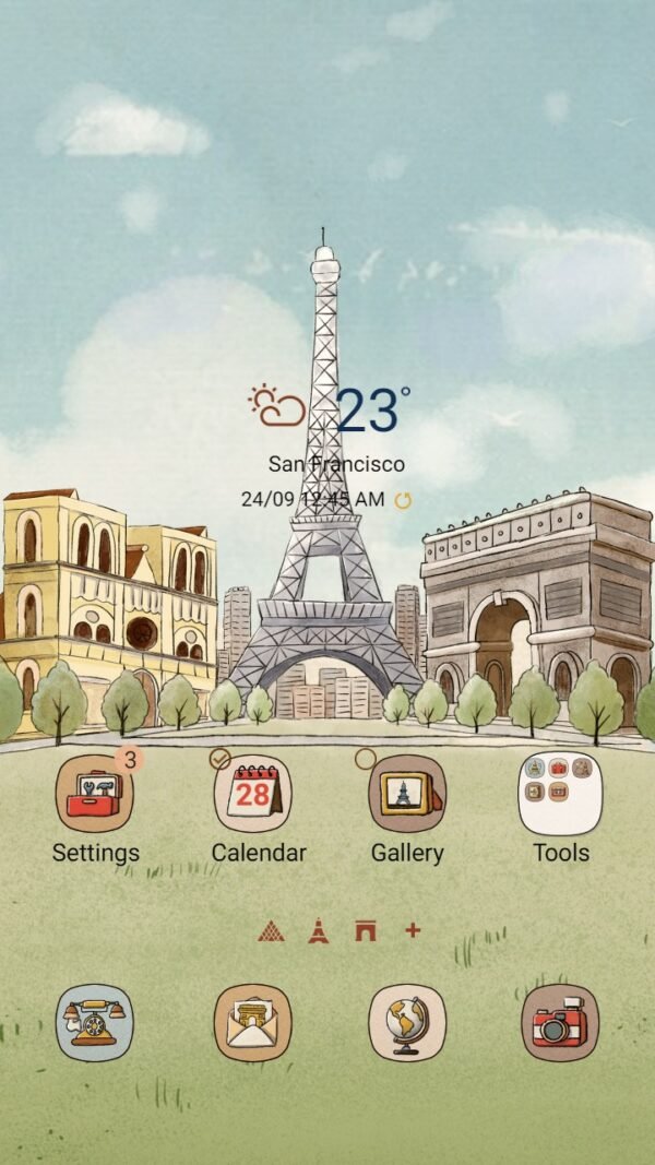 Samsung Themes: ❤️Mun❤️ Paris ~❤️ Premium Theme the City of Love