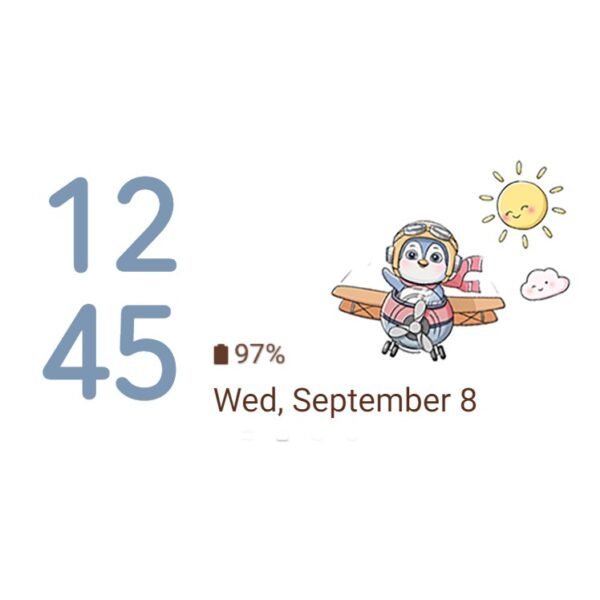 Samsung Themes: ❤️Mun❤️ Penguin Pilot ~❤️ Premium Theme about kawaii penguin - Image 8