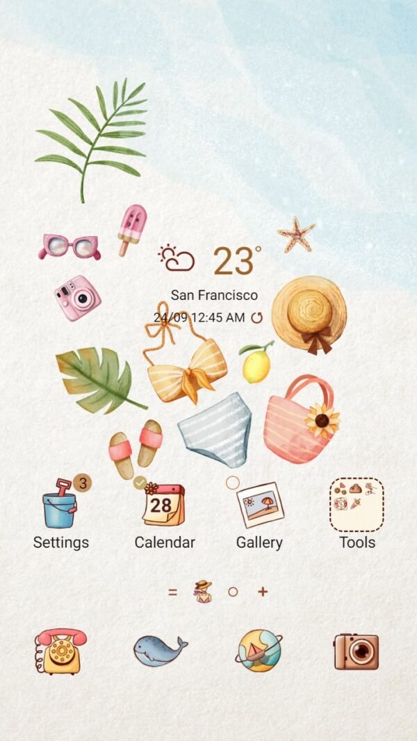 Samsung Themes: ❤️Mun❤️ Beach Time ~❤️ Premium Theme chilling time