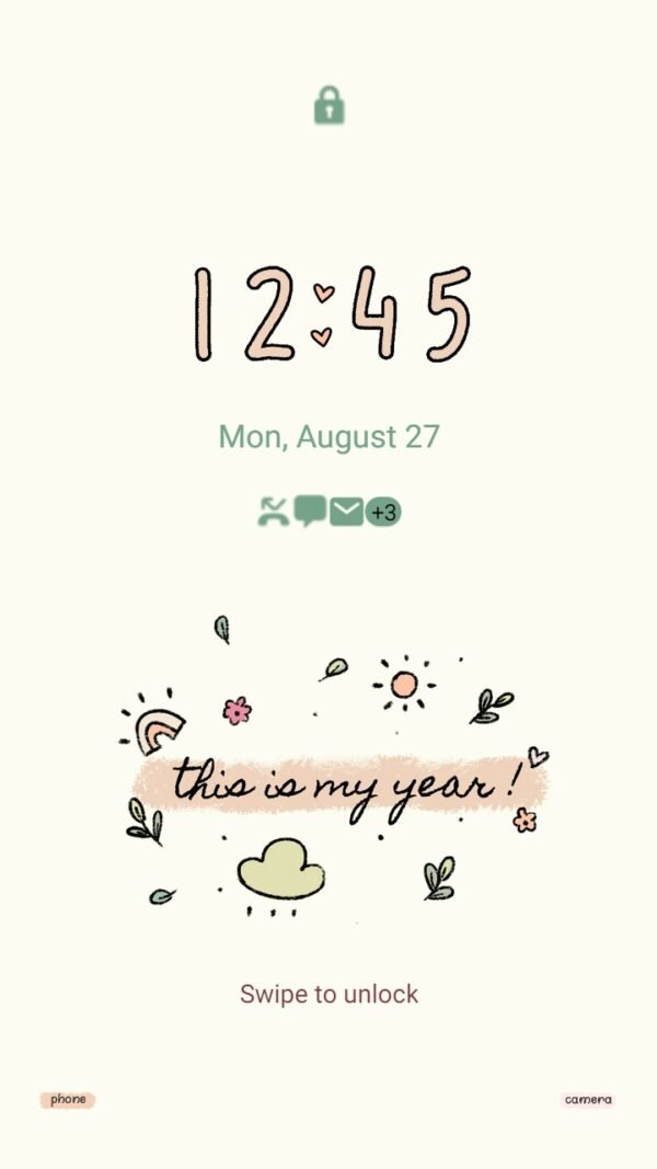 Samsung Themes: ❤️Mun❤️ New year new beginning ~❤️ Premium Theme simple spring is coming - Image 2