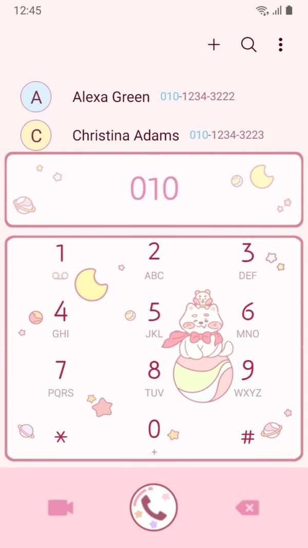 Samsung Themes: ❤️Mun❤️ Dog and Hamster in space Video ~❤️ Premium Video Theme Premium Video Theme cute friendship - Image 3