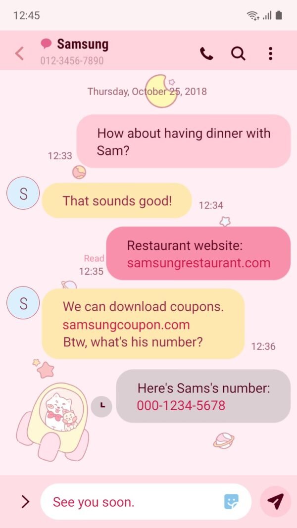 Samsung Themes: ❤️Mun❤️ Dog and Hamster in space Video ~❤️ Premium Video Theme Premium Video Theme cute friendship - Image 4