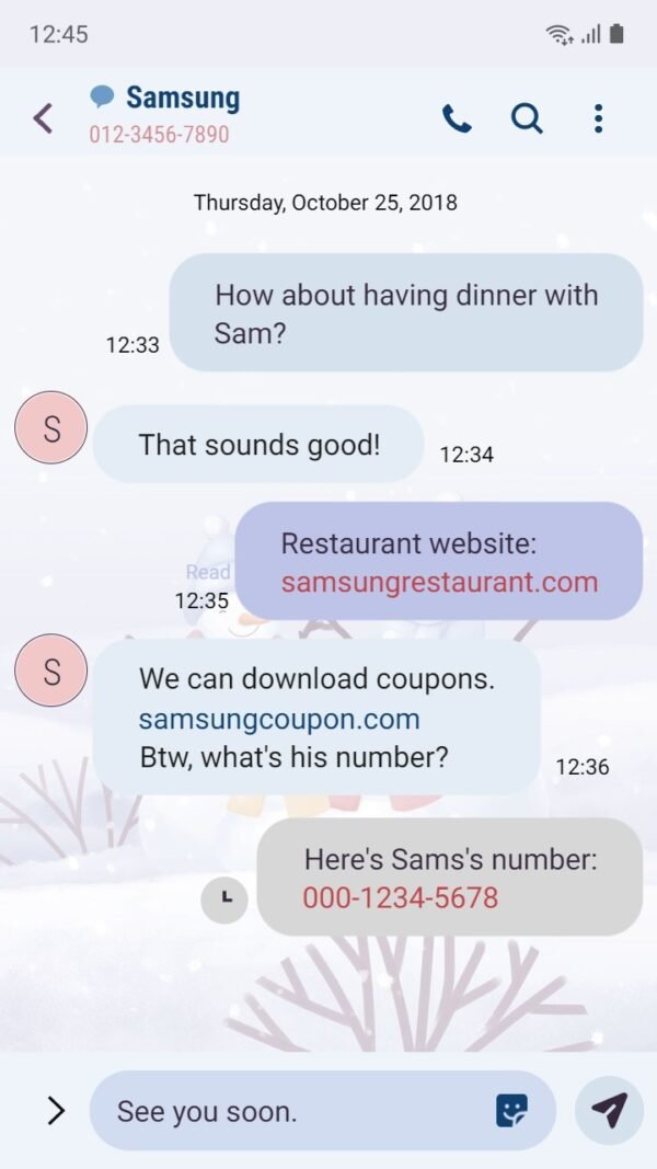 Samsung Themes: ❤️Mun❤️ Happy Snowman Family Animated ~❤️ Premium Animated Theme the happiness of the snowman family - Image 4