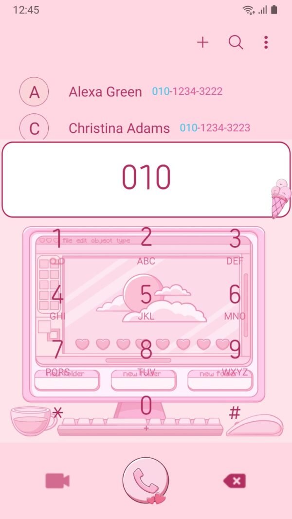 Samsung Themes: [Sim] Pink Paradise ~ Premium Theme the pink world full of art - Image 3
