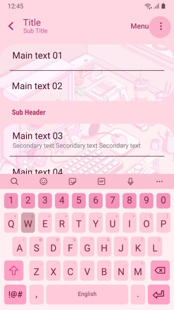Samsung Themes: [Sim] Pink Paradise ~ Premium Theme the pink world full of art - Image 6