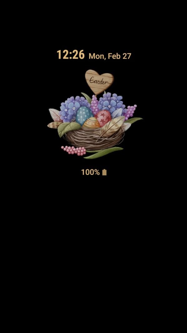 Samsung Themes: [Sim] Easter Joy ~ Premium Theme bunny and colorful eggs - Image 7