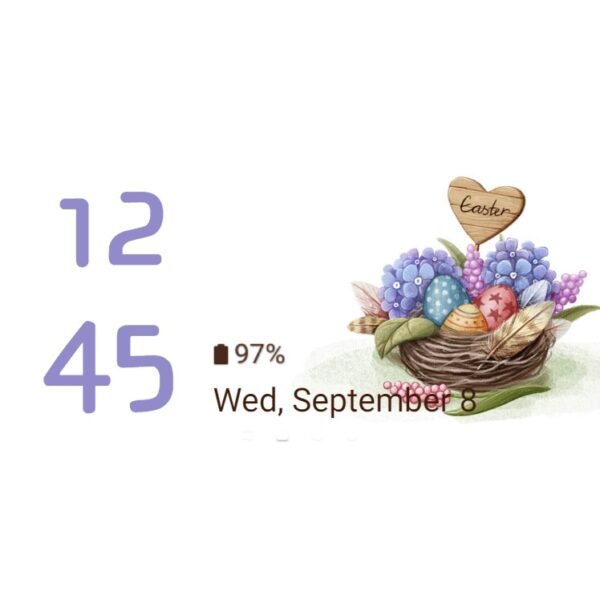 Samsung Themes: [Sim] Easter Joy ~ Premium Theme bunny and colorful eggs - Image 8