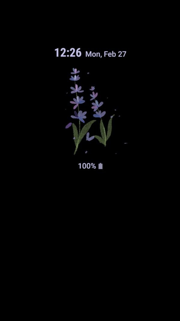 Samsung Themes: [Sim] Lavender Flowers ~ Premium Theme with gentle pastel purple - Image 7