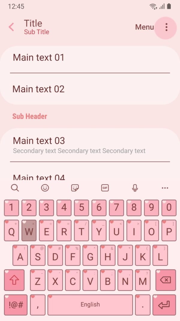 Samsung Themes: [Sim] Love Song ~ Premium Theme about pink song with heart - Image 6