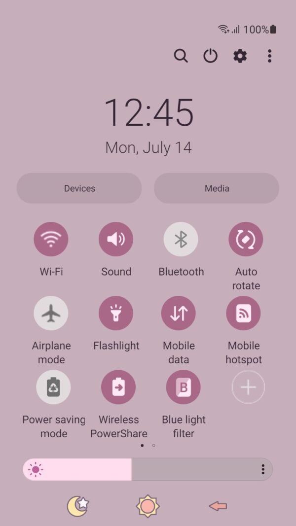 Samsung Themes: ❤️Mun❤️ Dreamy Sky ~❤️ Premium Theme pink sky in the dream - Image 5