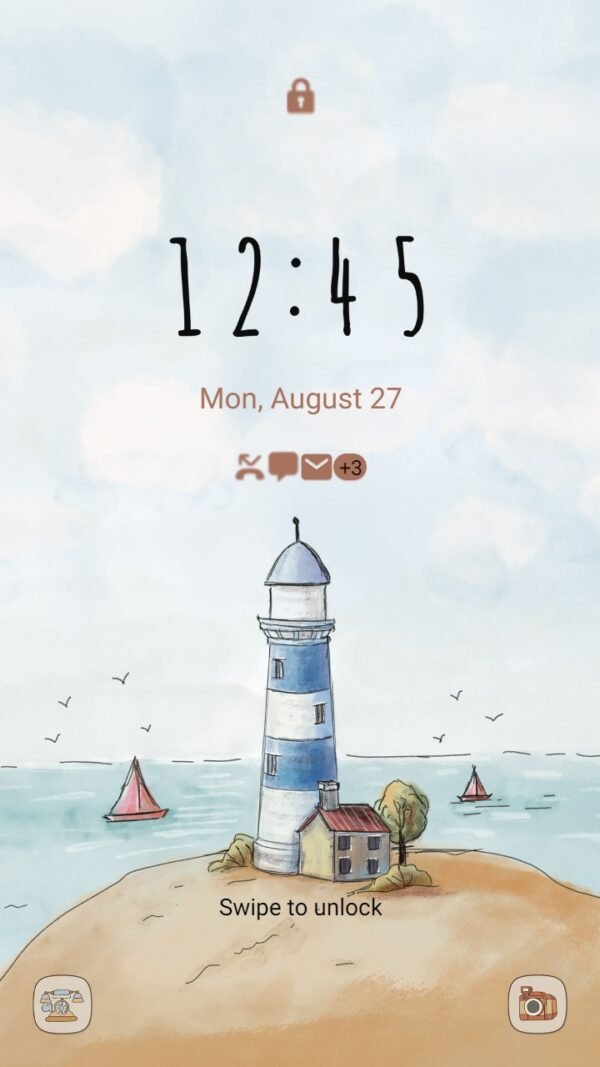 Samsung Themes: ❤️Mun❤️ Lighthouse ~❤️ Premium Theme romantic summer - Image 2