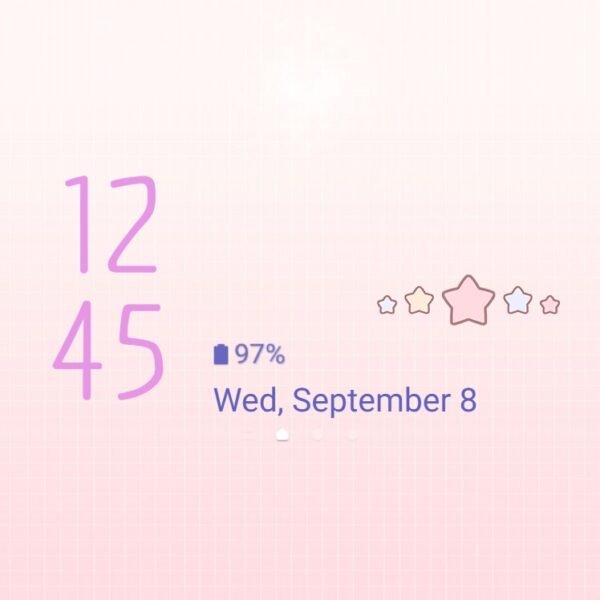 Samsung Themes: ❤️Mun❤️ Baby Star ~❤️ Premium Theme cutie pink star - Image 8