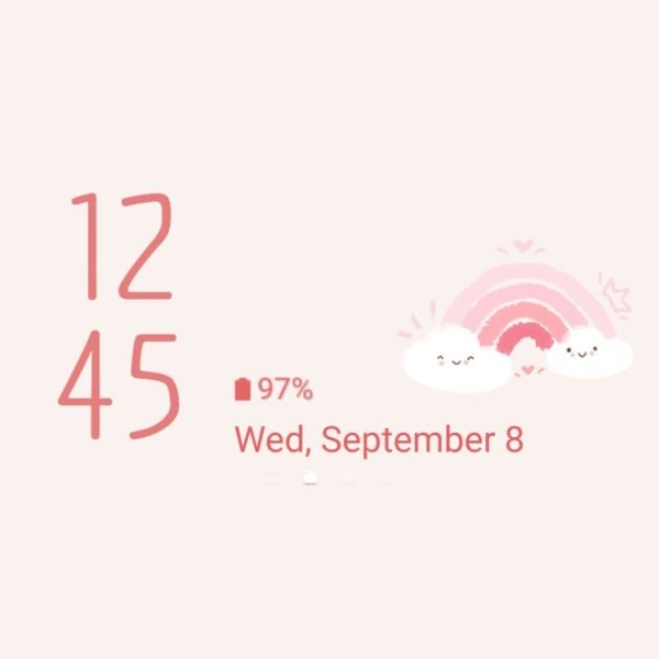 Samsung Themes: ❤️Mun❤️ Pink Rainbow ~❤️ Premium Theme lovely little rainbow - Image 8