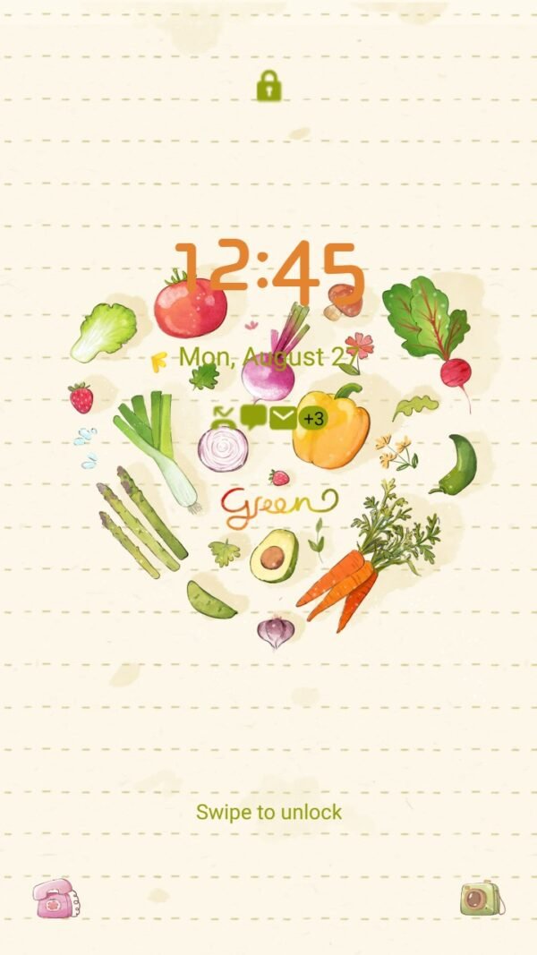 Samsung Themes: ❤️Mun❤️ Fresh Veggie ~❤️ Premium Theme a fresh and wholesome - Image 2