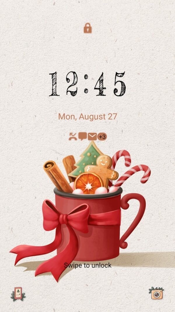 Samsung Themes: ❤️Mun❤️ Crystal Ball ~❤️ Premium Theme vintage xmas - Image 2