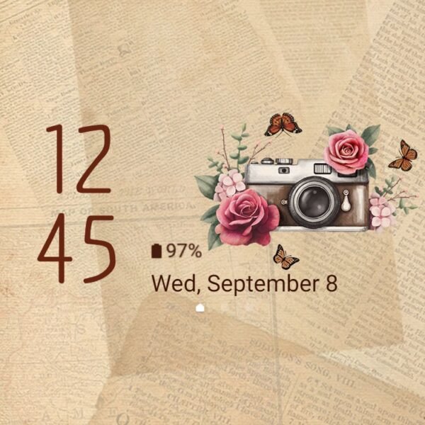 Samsung Themes: ❤️Mun❤️ Vintage Camera ~❤️ Premium Theme classic cutie - Image 8