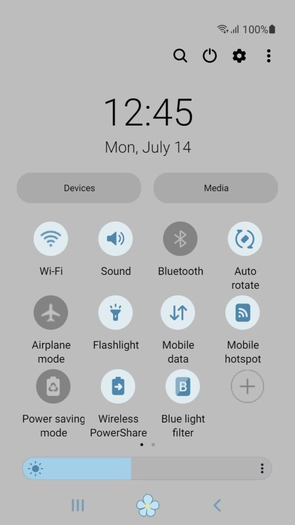 Samsung Themes: ❤️Mun❤️ Simple Hydrangeas ~❤️ Premium Theme about falling petal hydrangeas - Image 5