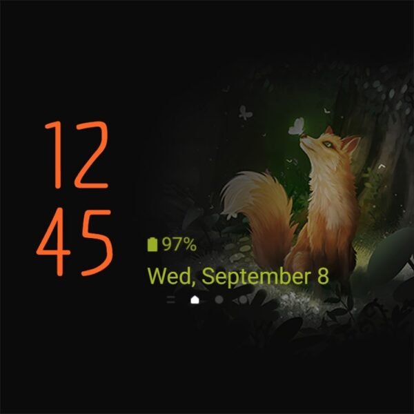 Samsung Themes: ❤️Mun❤️ Dreamy Fox Animated ~❤️ Premium Animated Theme about pretty red fox - Image 8