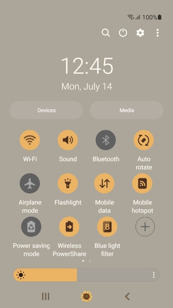 Samsung Themes: ❤️Mun❤️ Floral Deer ~❤️ Premium Theme deer and sunflower serenade - Image 5