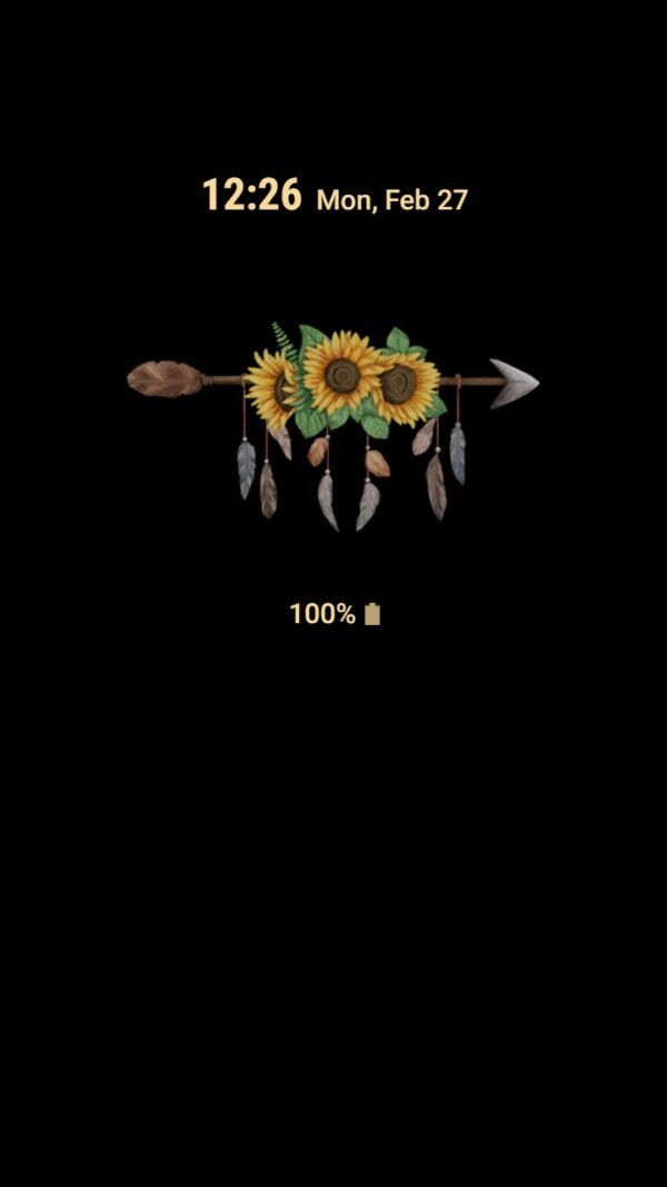 Samsung Themes: ❤️Mun❤️ Floral Deer ~❤️ Premium Theme deer and sunflower serenade - Image 7