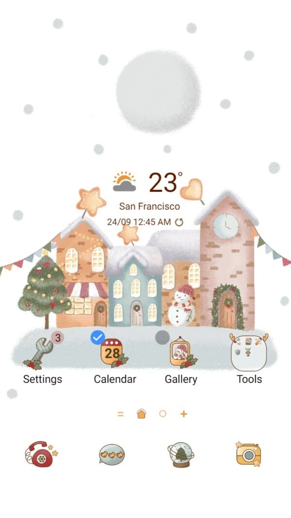 Samsung Themes: ❤️Mun❤️ Vintage Winter ~❤️ Premium Theme lovely for the winter