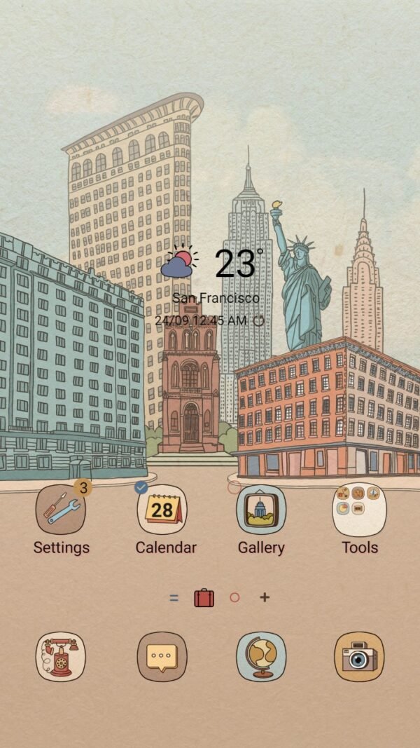 Samsung Themes: ❤️Mun❤️ New York, New York ~❤️ Premium Theme vintage aesthetic