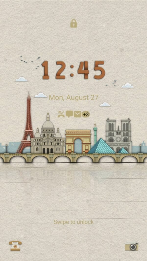 Samsung Themes: ❤️Mun❤️ Paris Travel ~❤️ Premium Theme miniature architectural wonders - Image 2